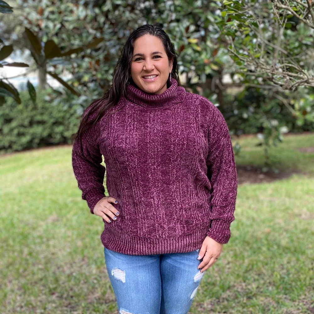 Oversized Cable Knit Sweater